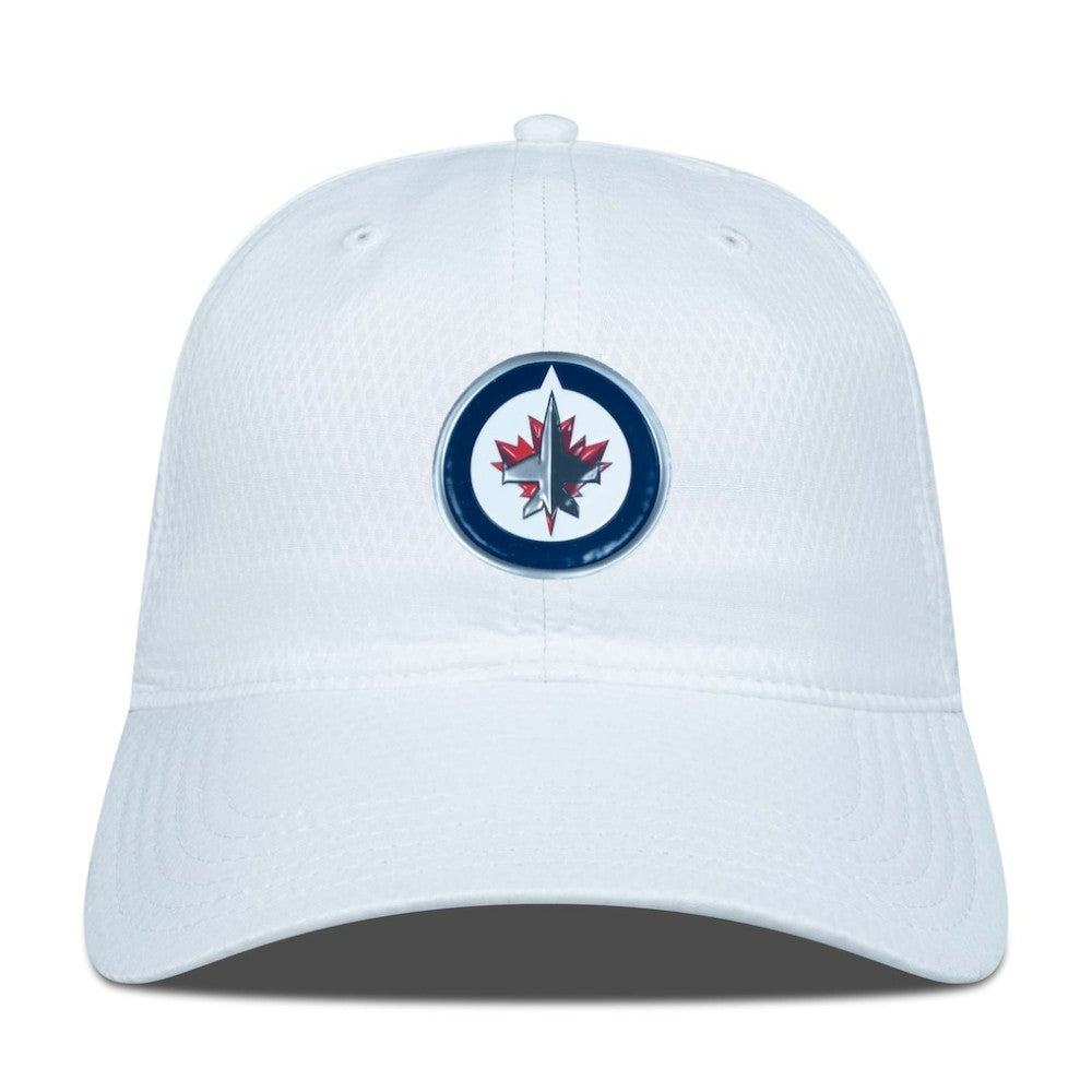 NHL White Winnipeg Jets Levelwear Matrix Adjustable Hat