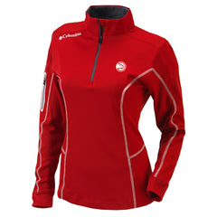 NBA Atlanta Hawks Women's Omni-Wick Shotgun Quarter-Zip Pullover Top