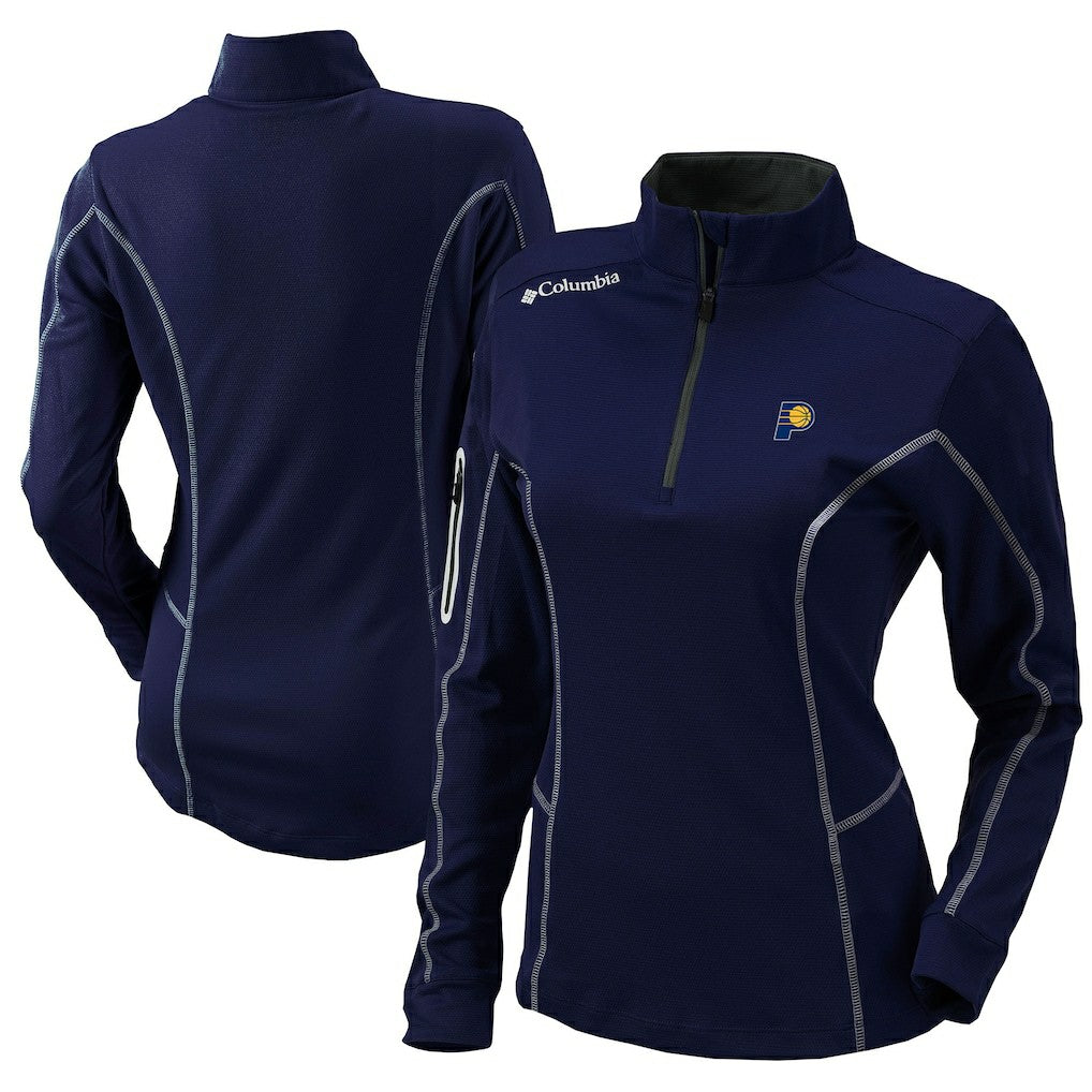 NBA Indiana Pacers Women's Omni-Wick Shotgun Quarter-Zip Pullover Top