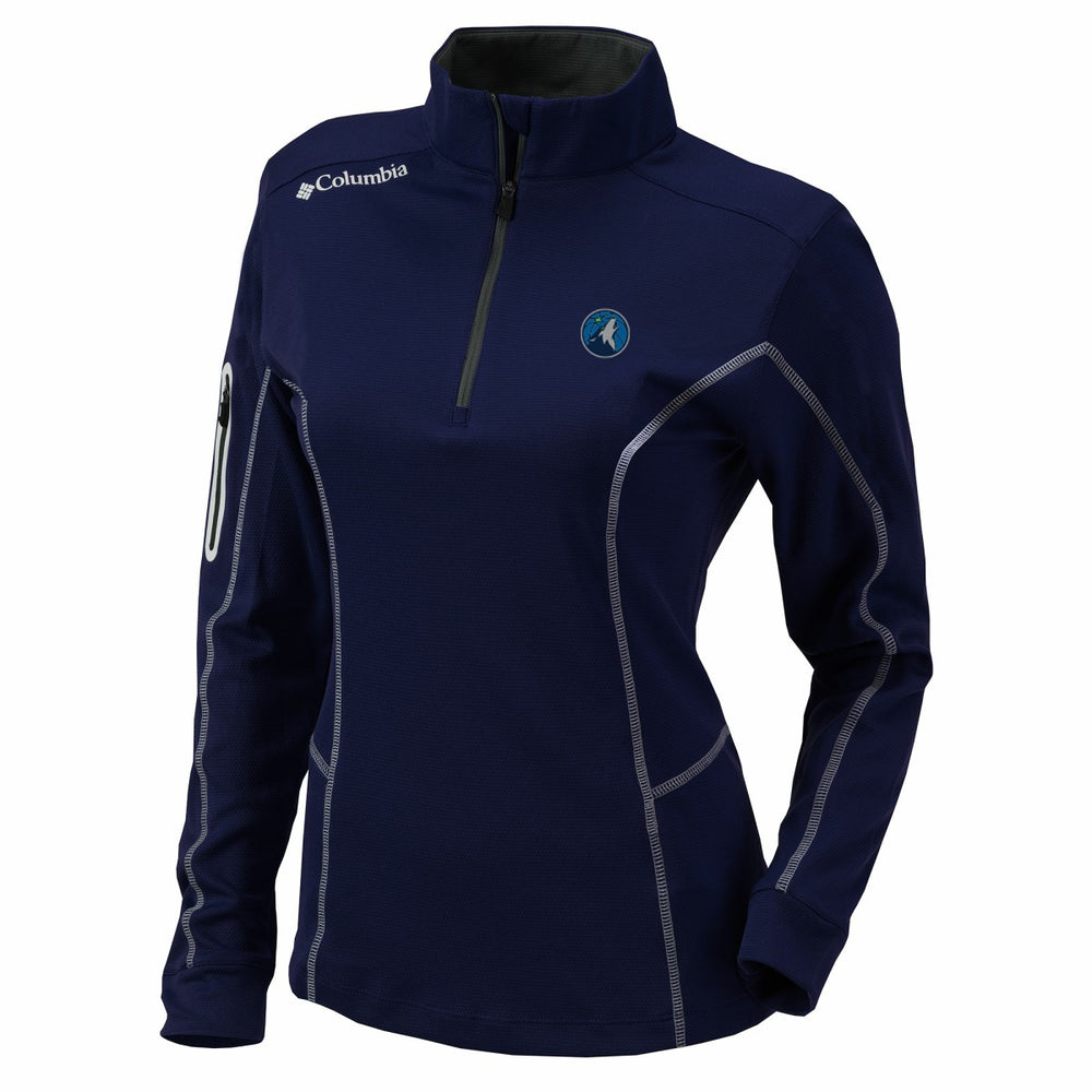 NBA Minnesota Timberwolves Women's Omni-Wick Shotgun Quarter-Zip Pullover Top