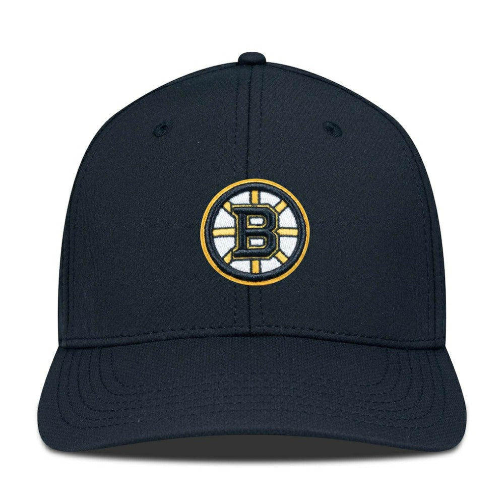 NHL Black Boston Bruins Levelwear Rise Flex Hat