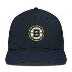 NHL Black Boston Bruins Levelwear Rise Flex Hat