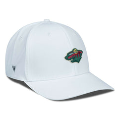 NHL White Minnesota Wild Levelwear Rise Flex Hat