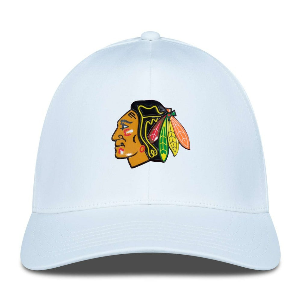 NHL White Chicago Blackhawks Levelwear Zeta Flex Hat