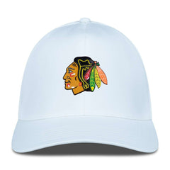 NHL White Chicago Blackhawks Levelwear Zeta Flex Hat