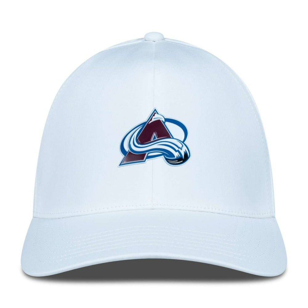 NHL White Colorado Avalanche Levelwear Zeta Flex Hat