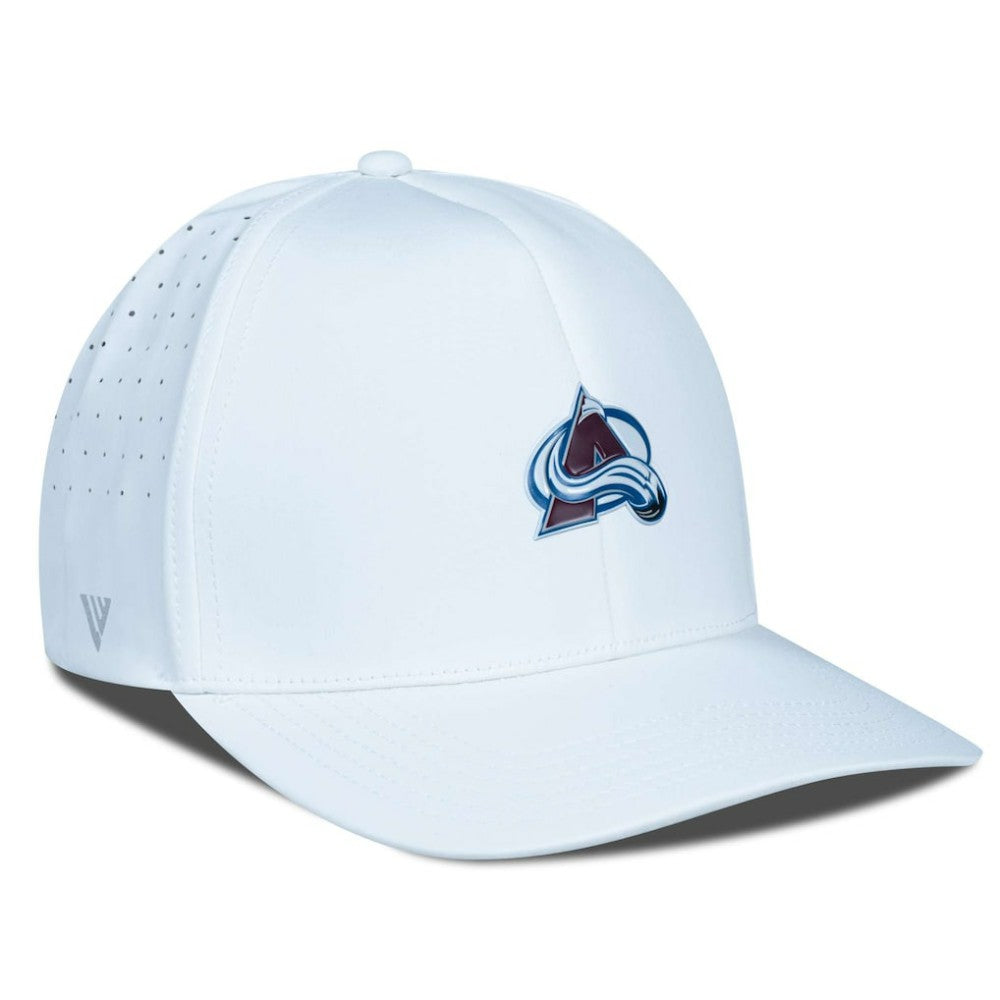 NHL White Colorado Avalanche Levelwear Zeta Flex Hat