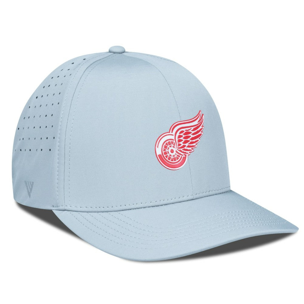 NHL Gray Detroit Red Wings Levelwear Zeta Flex Hat