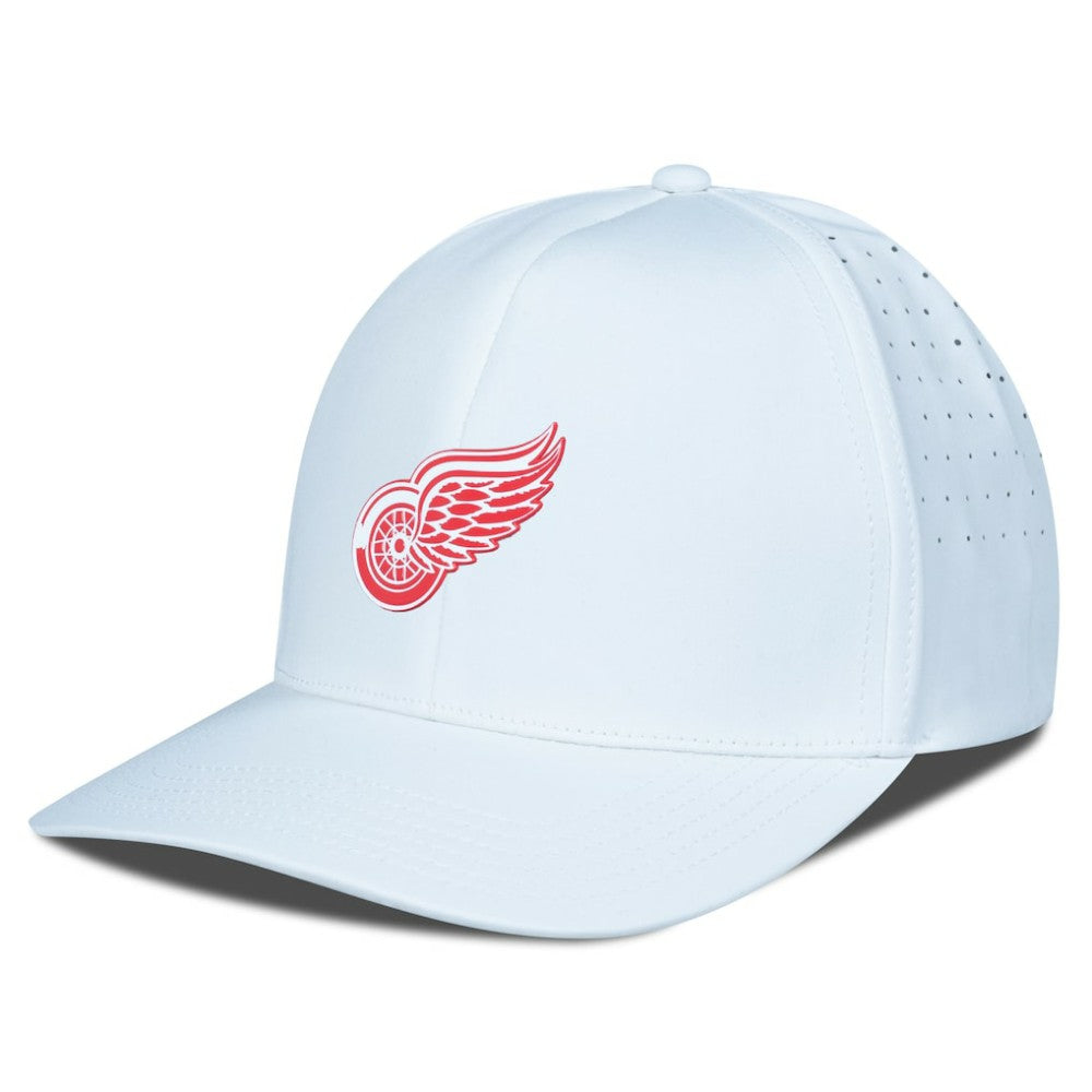 NHL White Detroit Red Wings Levelwear Zeta Flex Hat