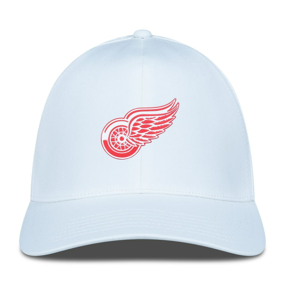 NHL White Detroit Red Wings Levelwear Zeta Flex Hat