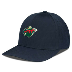 NHL Black Minnesota Wild Levelwear Zeta Flex Hat