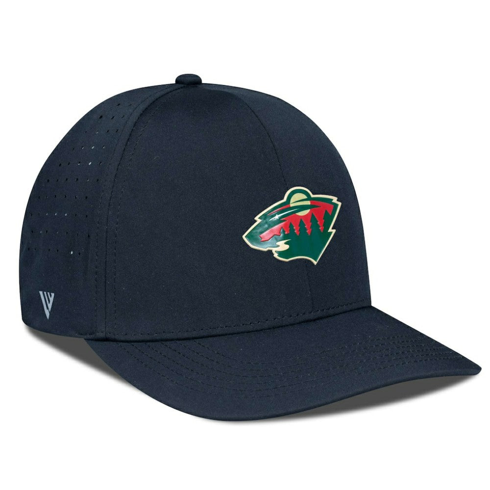 NHL Black Minnesota Wild Levelwear Zeta Flex Hat