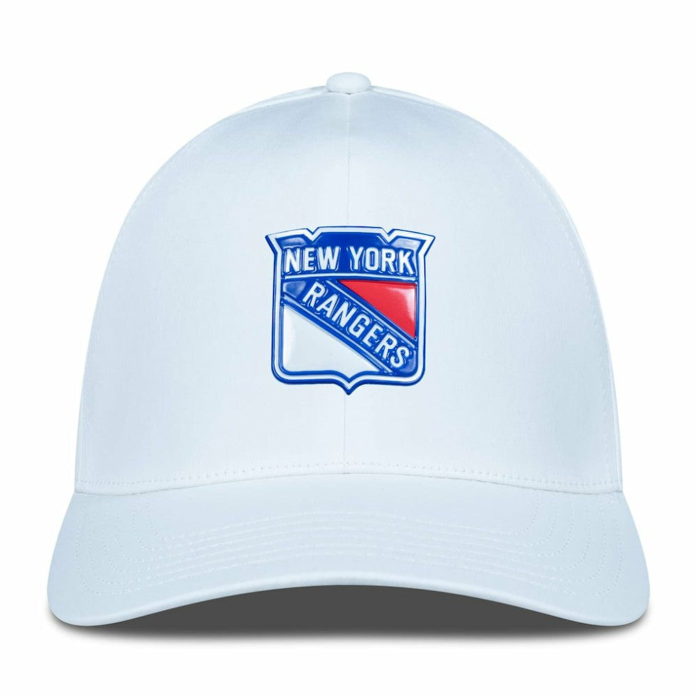 NHL White New York Rangers Levelwear Zeta Flex Hat