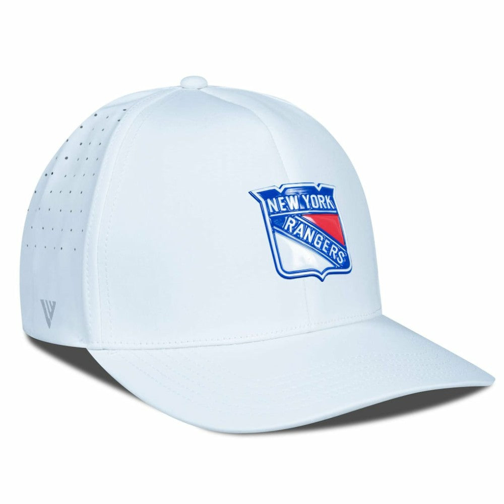 NHL White New York Rangers Levelwear Zeta Flex Hat