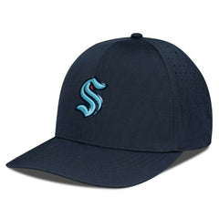 NHL Black Seattle Kraken Levelwear Zeta Flex Hat