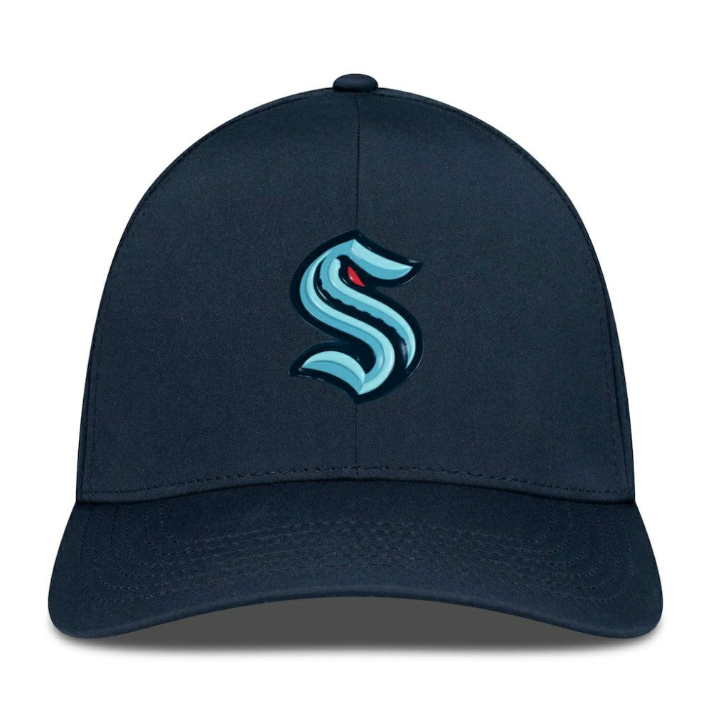 NHL Black Seattle Kraken Levelwear Zeta Flex Hat