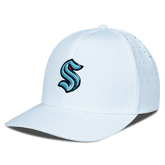 NHL White Seattle Kraken Levelwear Zeta Flex Hat