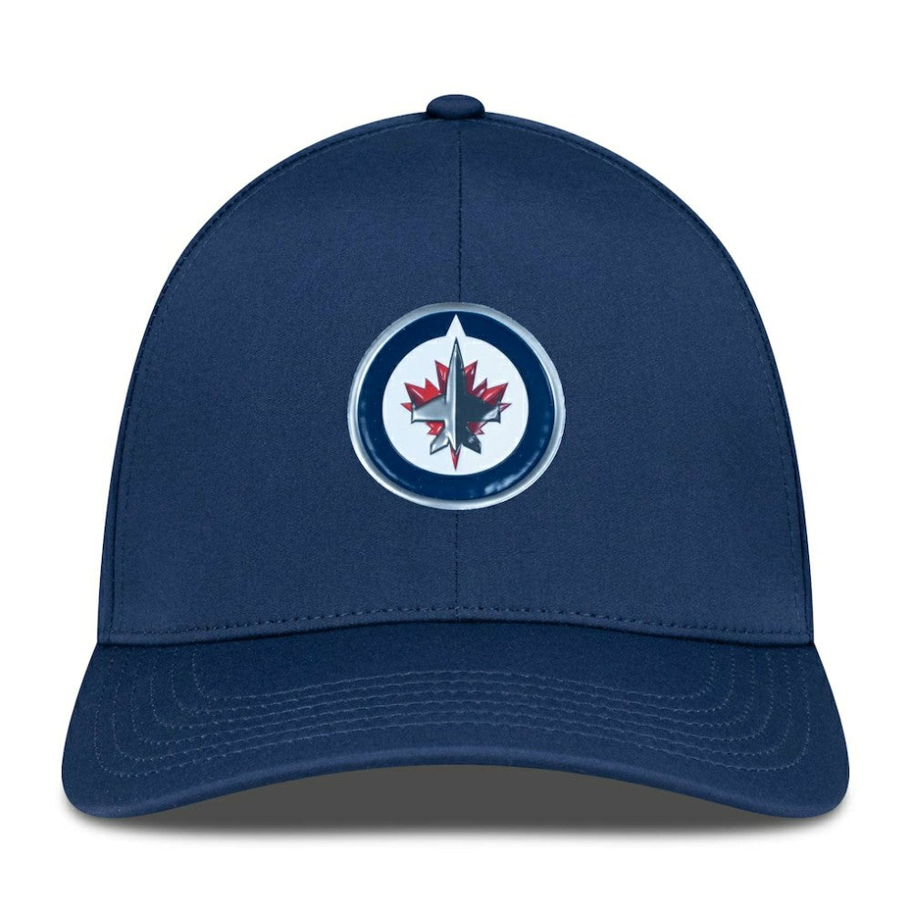 NHL Navy Winnipeg Jets Levelwear Zeta Flex Hat