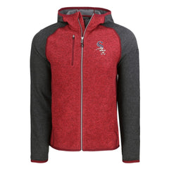 MLB Chicago White Sox Cutter & Buck Stars & Stripes Mainsail Sweater-Knit Full-Zip Hoodie