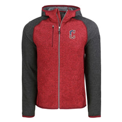 MLB Cleveland Guardians Cutter & Buck Stars & Stripes Mainsail Sweater-Knit Full-Zip Hoodie