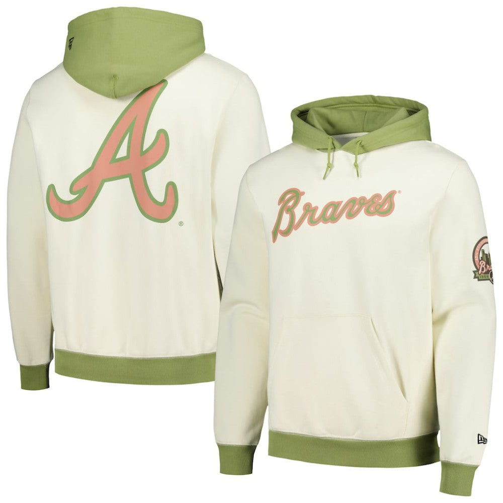 MLB Atlanta Braves New Era Color Pop Pullover Hoodie