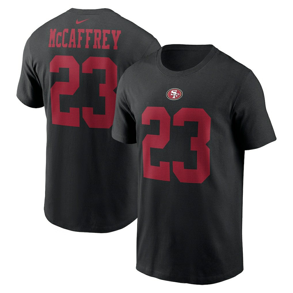 Christian McCaffrey  Player Name & Number T-Shirt - San Francisco 49ers