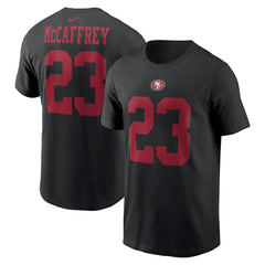 Christian McCaffrey  Player Name & Number T-Shirt - San Francisco 49ers