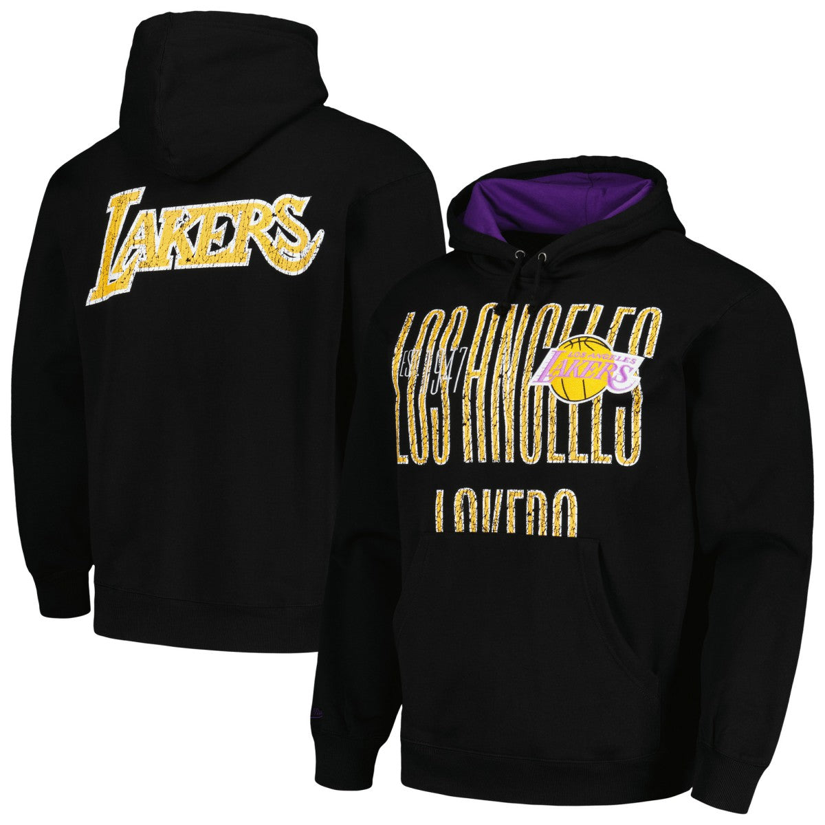 NBA Los Angeles Lakers Hardwood Classics OG 2.0 Pullover Hoodie