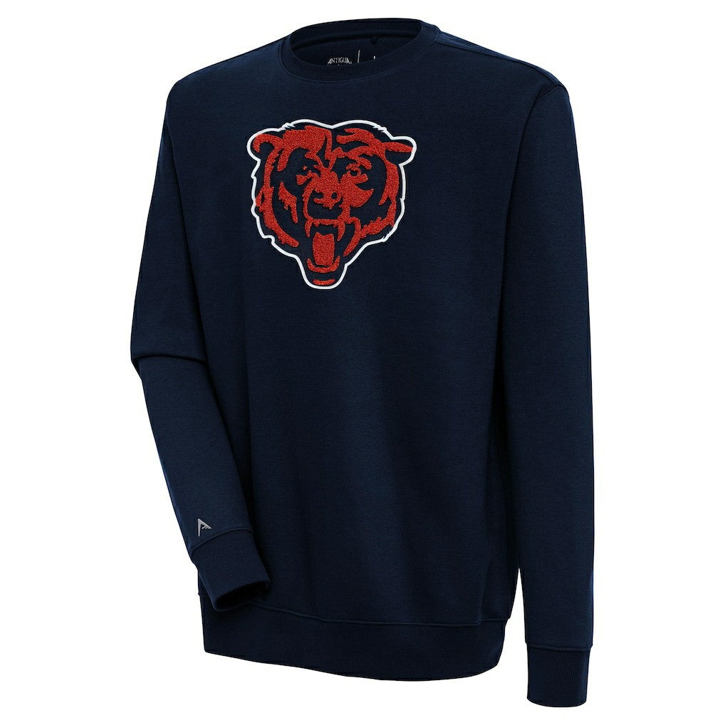 Antigua Victory Crewneck Pullover Sweatshirt - Chicago Bears