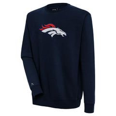 Antigua Victory Crewneck Pullover Sweatshirt - Denver Broncos