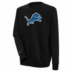 Antigua Victory Crewneck Pullover Sweatshirt - Detroit Lions