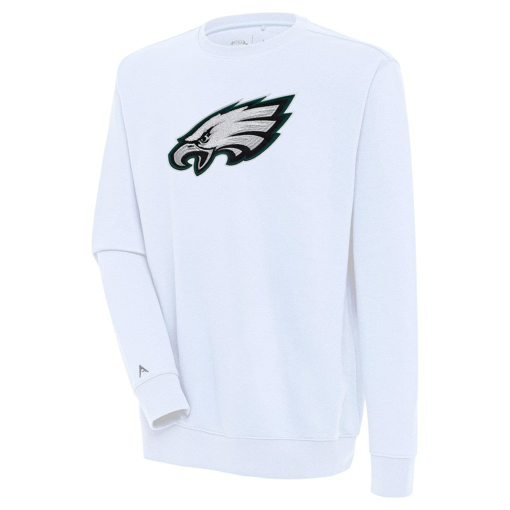 Antigua Victory Crewneck Pullover Sweatshirt - Philadelphia Eagles