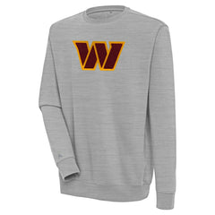 Antigua Victory Crewneck Pullover Sweatshirt - Washington Commanders