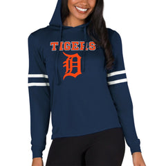 MLB Detroit Tigers Concepts Sport Women's Marathon Lightweight Lounge Pullover Hoodie