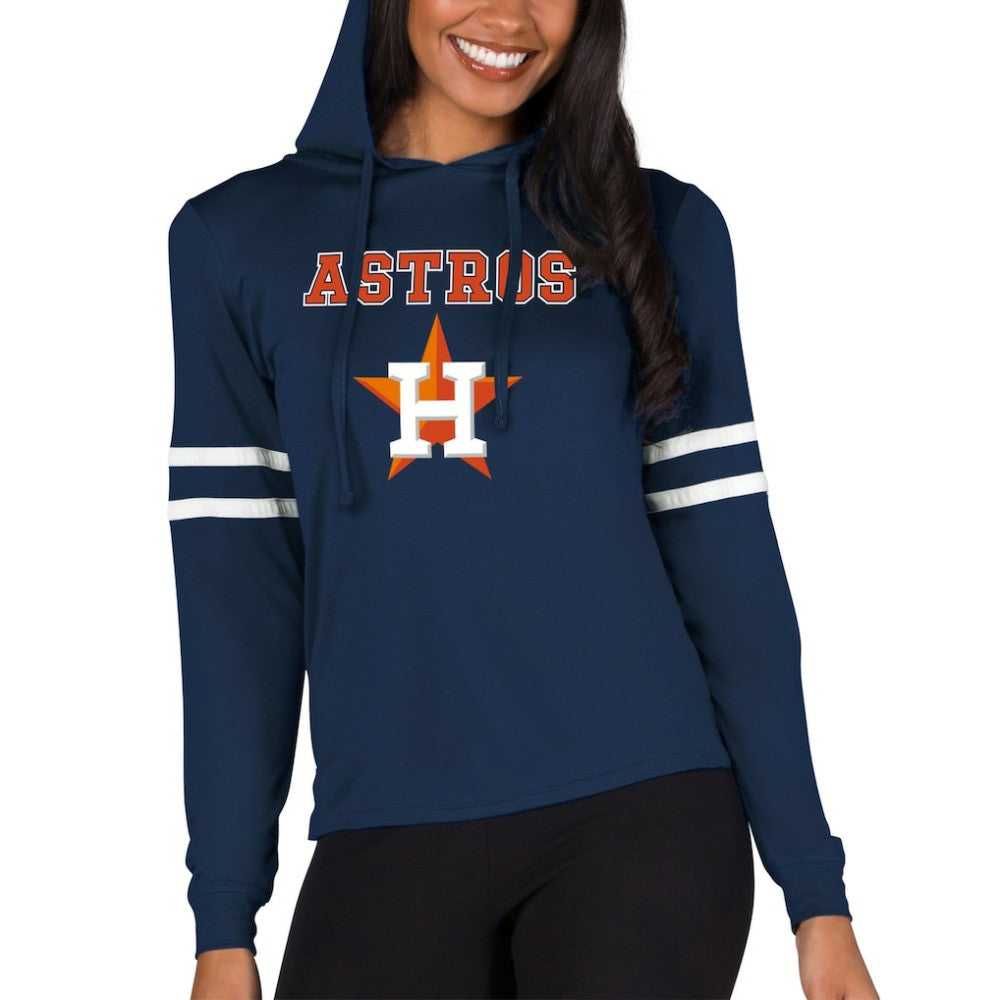 MLB Houston Astros Concepts Sport Women's Marathon Lightweight Lounge Pullover Hoodie