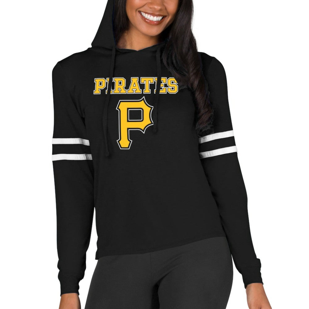 MLB Pittsburgh Pirates Concepts Sport Women's Marathon Lightweight Lounge Pullover Hoodie
