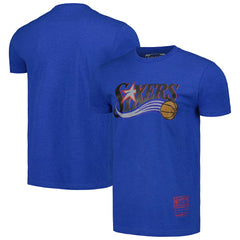 NBA Philadelphia 76ers Unisex Hardwood Classics MVP Throwback Logo T-Shirt