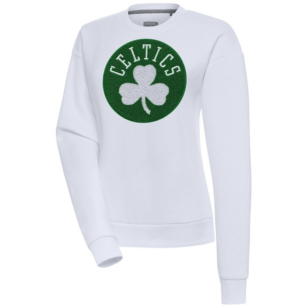 NBA Boston Celtics Antigua Women's Victory Crewneck Pullover Sweatshirt