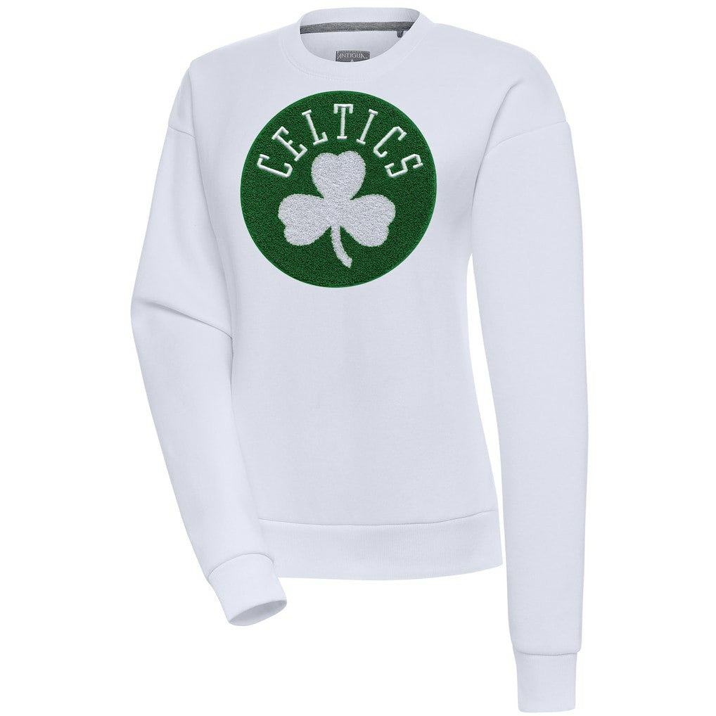 NBA Boston Celtics Antigua Women's Victory Crewneck Pullover Sweatshirt