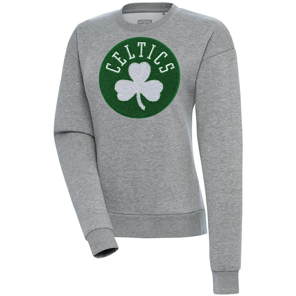 NBA Boston Celtics Antigua Women's Victory Crewneck Pullover Sweatshirt
