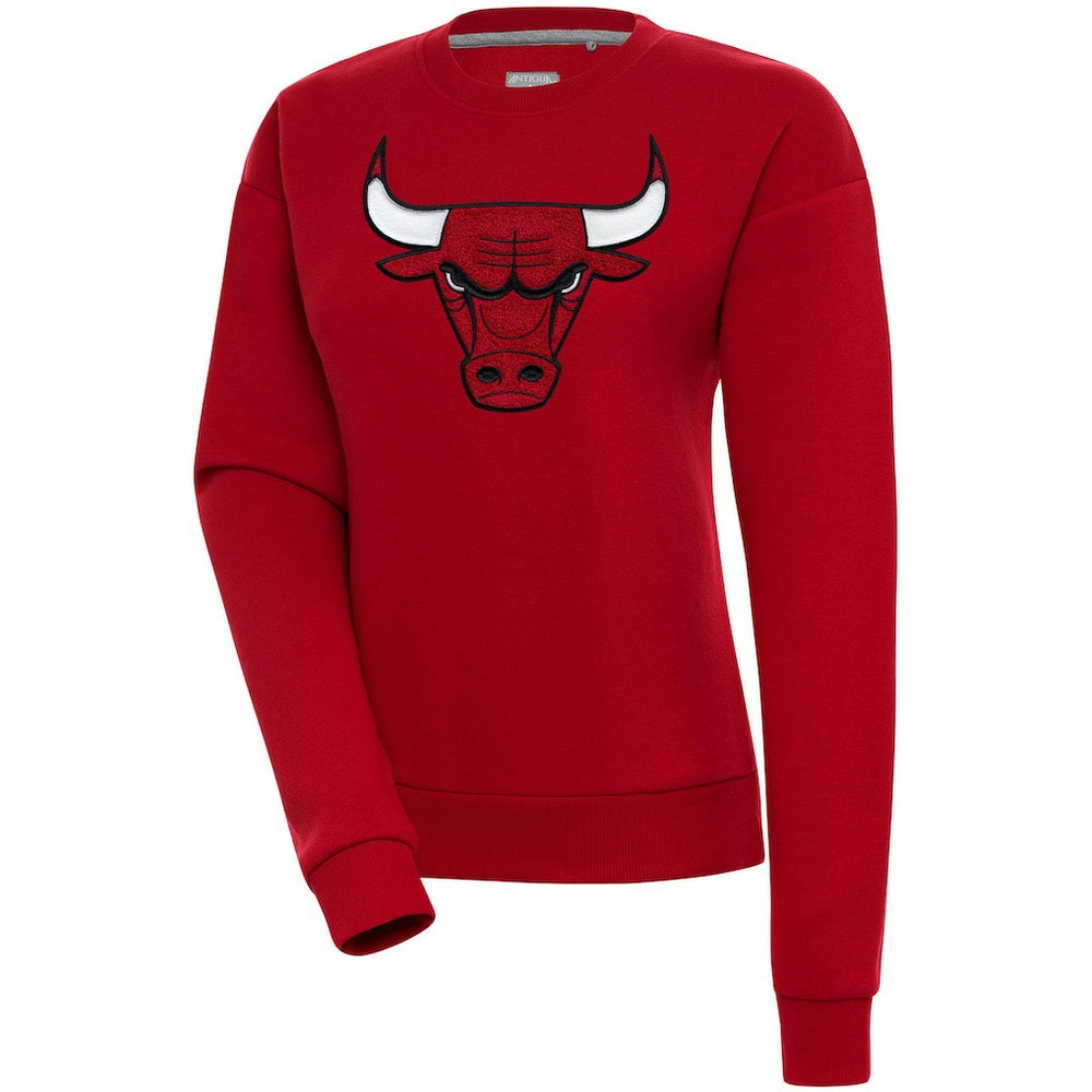 NBA Chicago Bulls Antigua Women's Victory Crewneck Pullover Sweatshirt sale