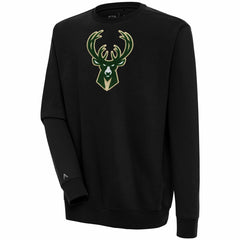 NBA Milwaukee Bucks Antigua Victory Crewneck Pullover Sweatshirt