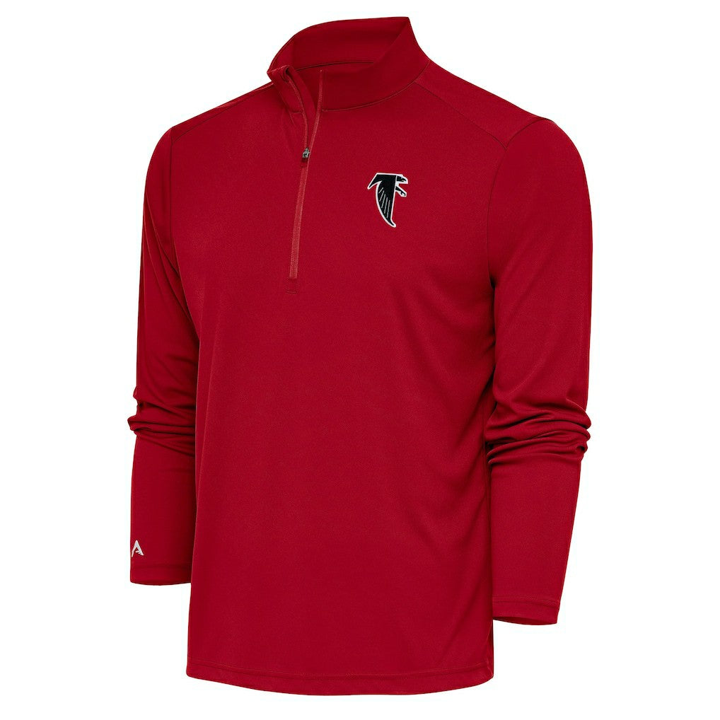 Adult Throwback Logo Tribute Quarter-Zip Pullover - Atlanta Falcons