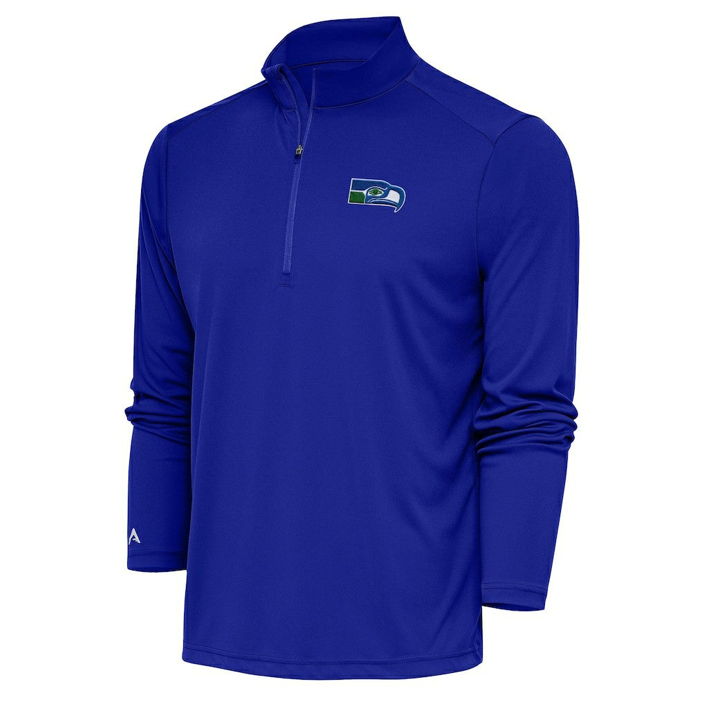 Adult Throwback Logo Tribute Quarter-Zip Pullover - Seattle Seahawks