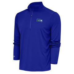 Adult Throwback Logo Tribute Quarter-Zip Pullover - Seattle Seahawks