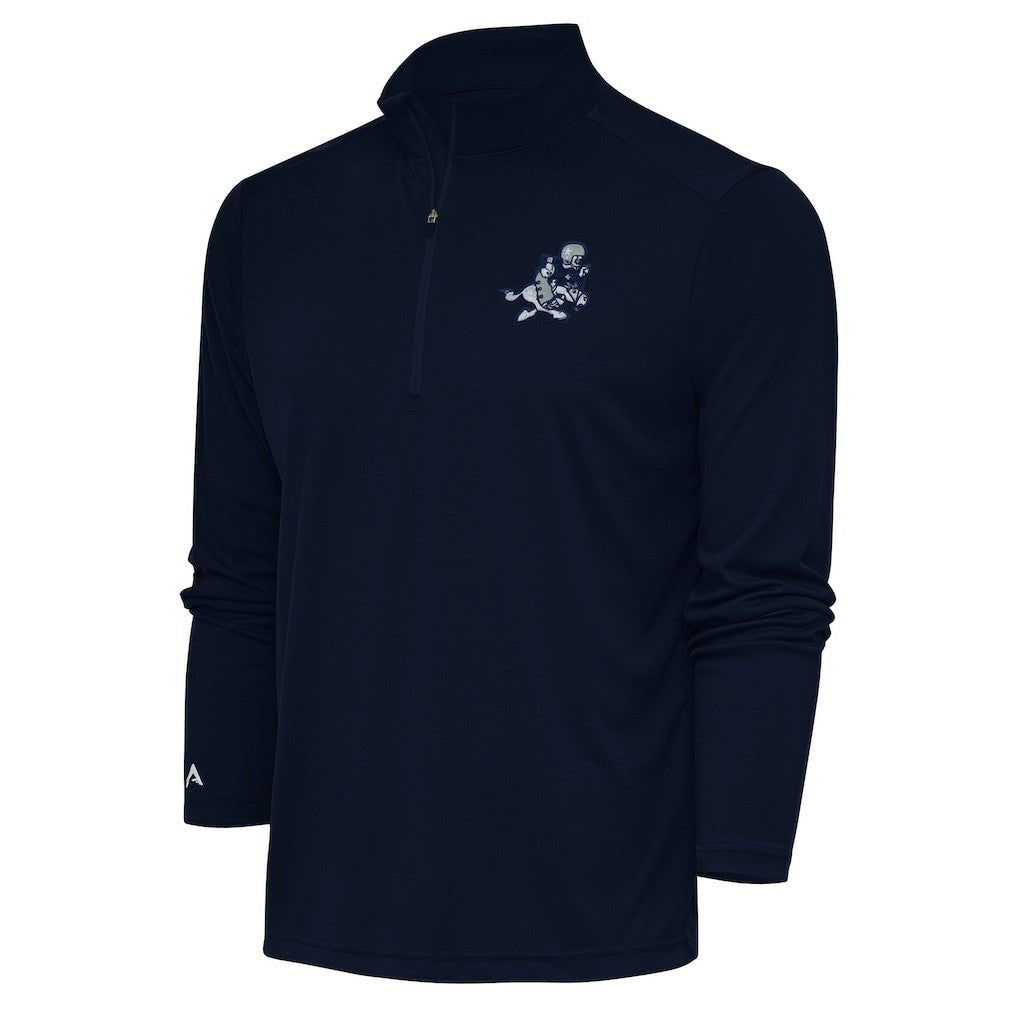 Adult Throwback Logo Tribute Quarter-Zip Pullover - Dallas Cowboys