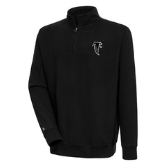 Adult Throwback Logo Victory Quarter-Zip Pullover Top - Atlanta Falcons