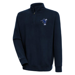 Adult Throwback Logo Victory Quarter-Zip Pullover Top - Indianapolis Colts