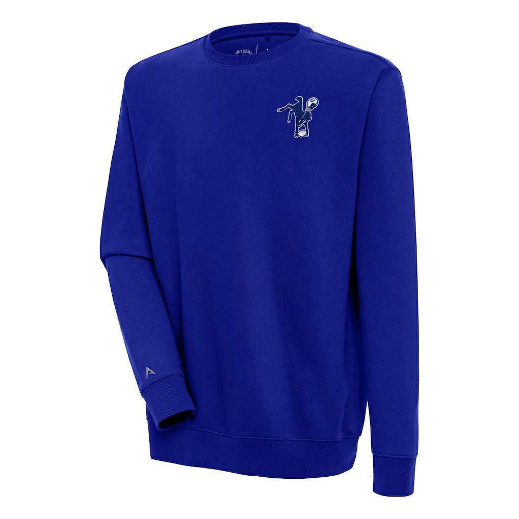 Adult Throwback Logo Victory Pullover Sweatshirt - Indianapolis Colts