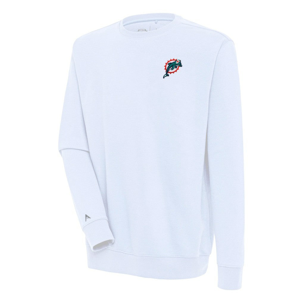 Adult Throwback Logo Victory Pullover Sweatshirt - Miami Dolphins